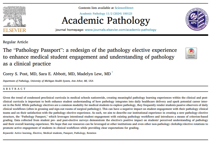 The Pathology Passport